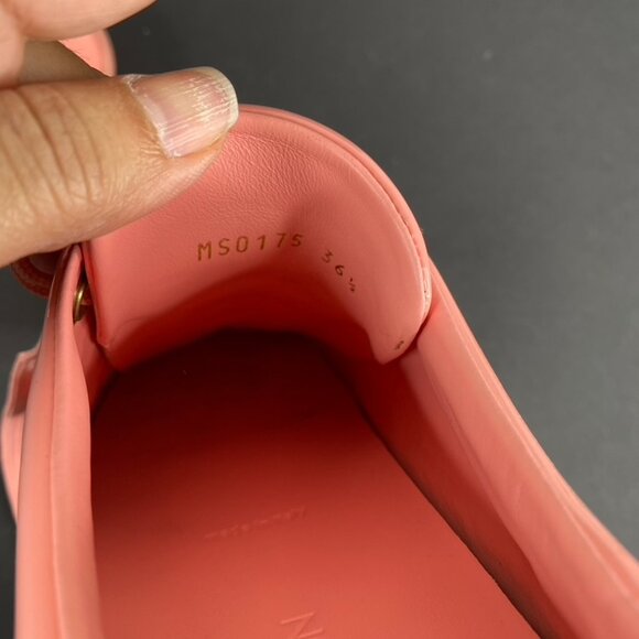 Louis Vuitton Pink Patent Leather Front Row Sneakers Size 36.5 - Picture 8 of 9